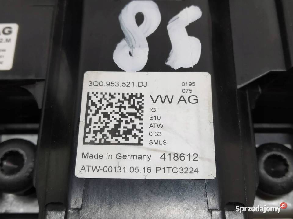 PRZEŁĄCZNIK ZESPOLONY 5Q0953502M 3Q0953521DJ VW Panele sterowania, przełączniki