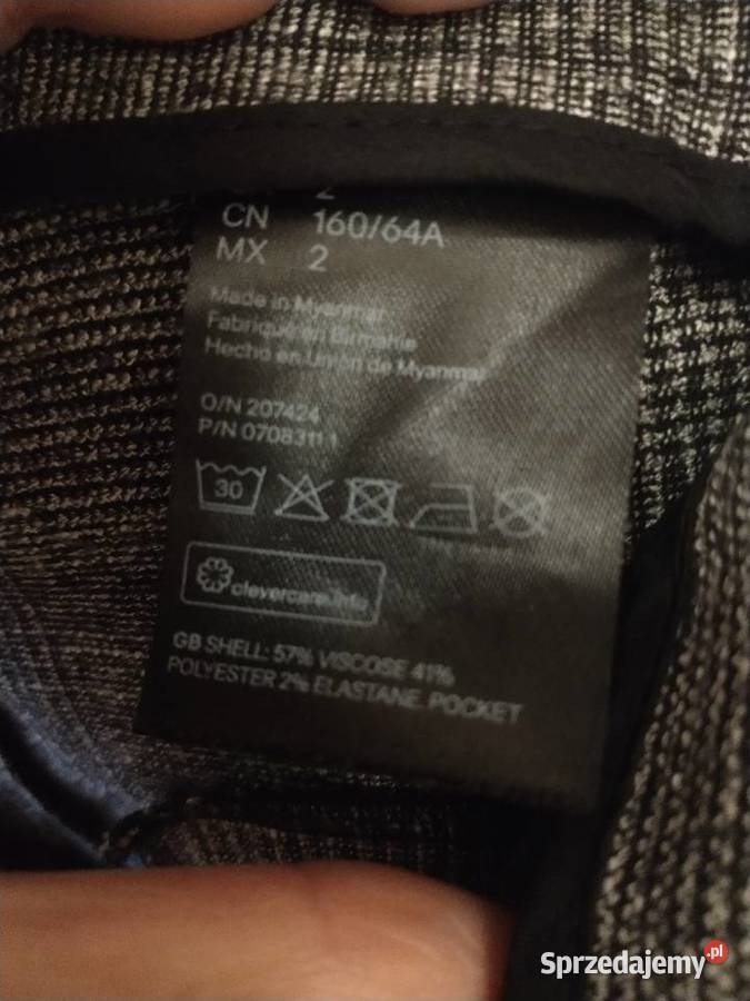 Spodnie w drobny wzorek Moda i Styl Bochnia sprzedam
