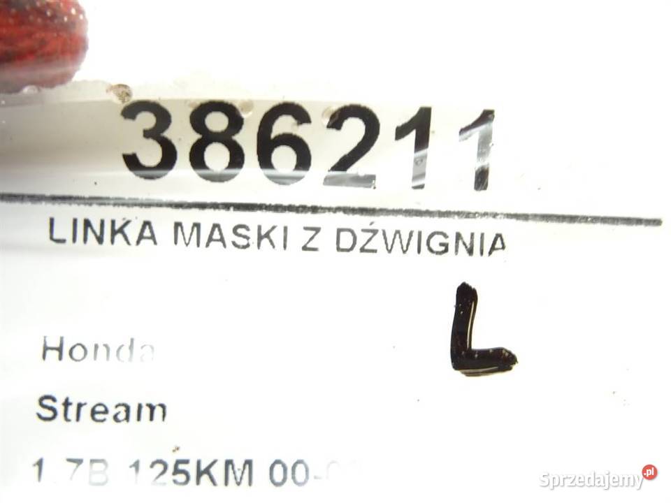 LINKA MASKI Z DŹWIGNIĄ HONDA STREAM CIĘGNO osobowe podkarpackie sprzedam