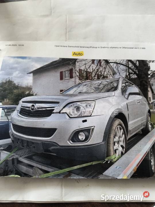 Kompletny Opel Antara 22 CDTI stłuczce do Dzierżoniów