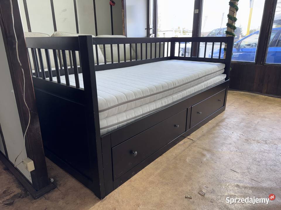 Łóżko leżanka IKEA HEMNES Lite drzewo 2 materace Rybnik
