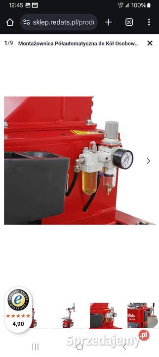 Montażownica do opon kół nowa Montażownice i wyważarki Morąg sprzedam