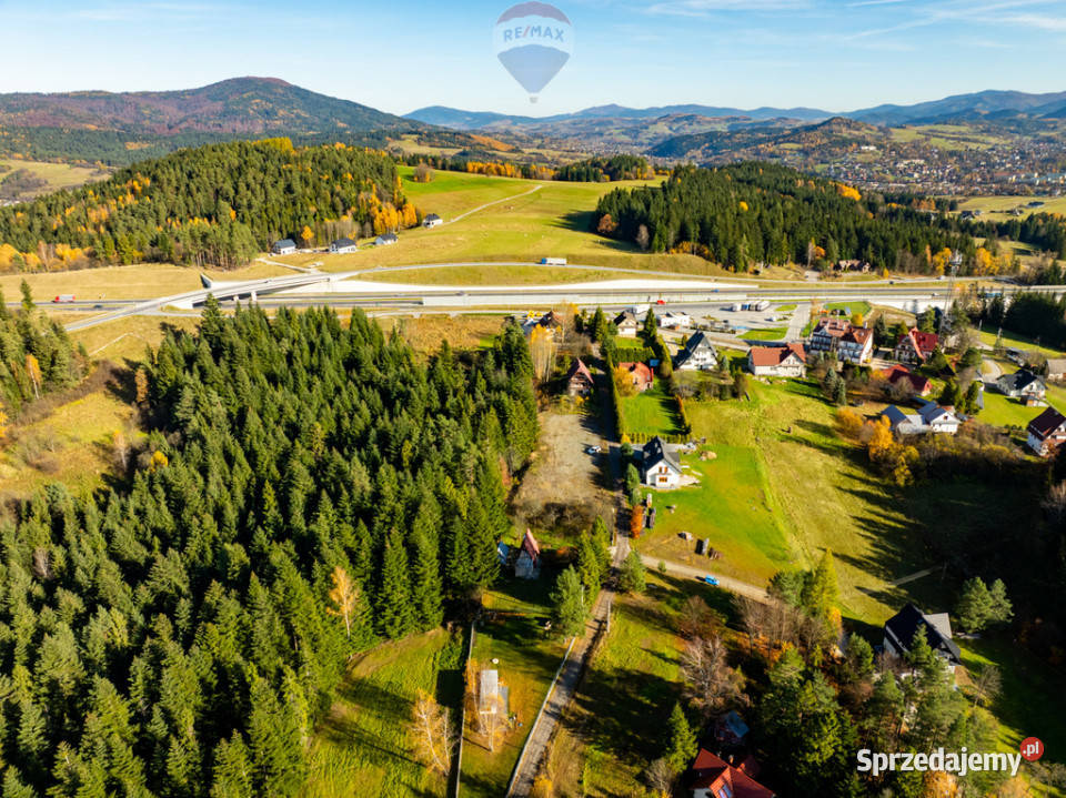 Działka budowlana z domem letniskowym Skawa