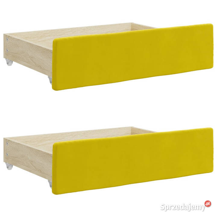 Szuflady pod łóżko 2 żółte WM833921 Warszawa