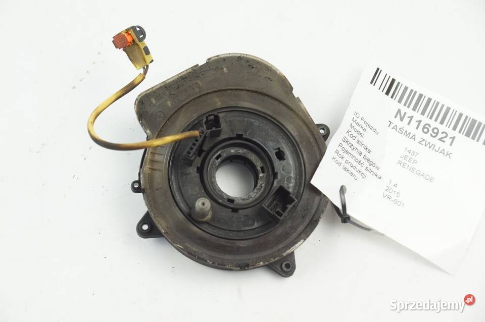 AIRBAG KIEROWNICY RENEGADE TAŚMA ZWIJAK Części samochodowe Lipno