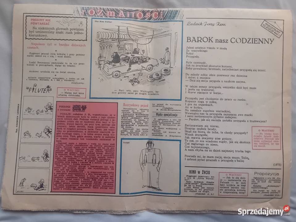 Tygodnik Przekrój 1984 13 czerwca 1983 r Antykwariat