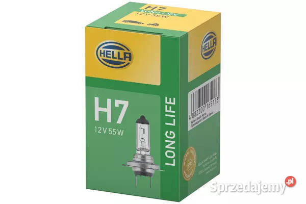 Żarówka H7 12V Hella Long Life dłuższa żywotność osobowe Sosnowiec