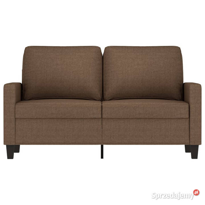 Sofa 2osobowa brązowa 120 tapicerowana tkaniną Sofy i kanapy Warszawa