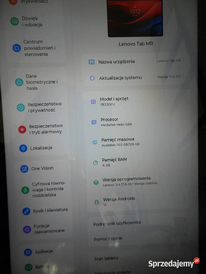 Tablet Lenovo TAB M11 4128GB