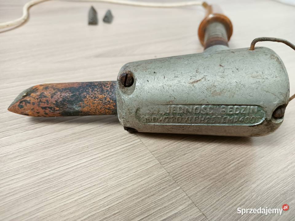 Lutownica kolbowa grzałkowa oporowa LEH25 PRL Kraków