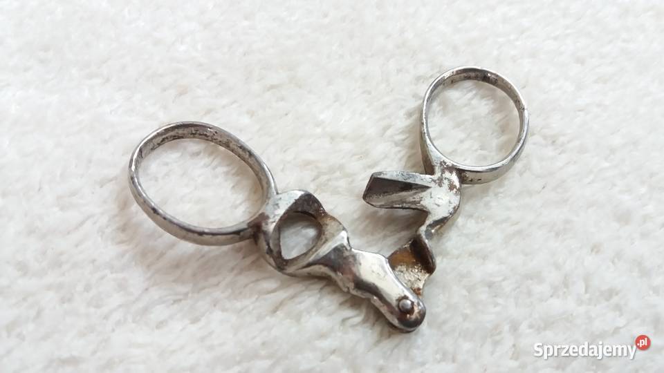 Stare Przedwojenne Sygnowane Sztućce mazowieckie Płońsk