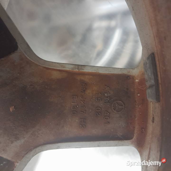 Koła orginalne amg 17 5x112 mercedes aluminiowe Nowy Tomyśl