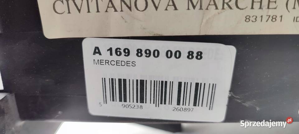 SCHOWEK BAGAŻNIKA TYŁ NOWY MERCEDES B KLASA W245