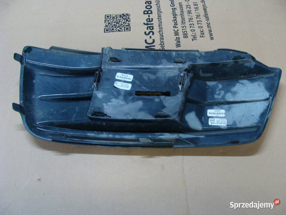 AUDI Q5 SLINE KRATKA ZDERZAKA PRAWA 80A807682 Karoseria zachodniopomorskie Goleniów sprzedam