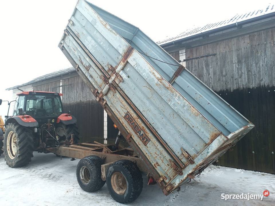 Przyczepa tandem wywrotka na 3 strony 11t ze