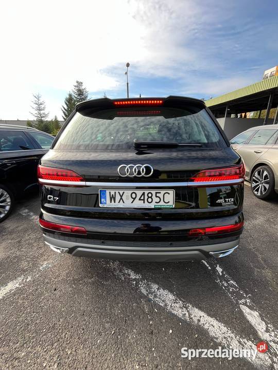 Audi Q7 II 30 Salon Polska Bezwypadkowy 45 TDI Rok produkcji 2021 Q7 Siemianowice Śląskie sprzedam