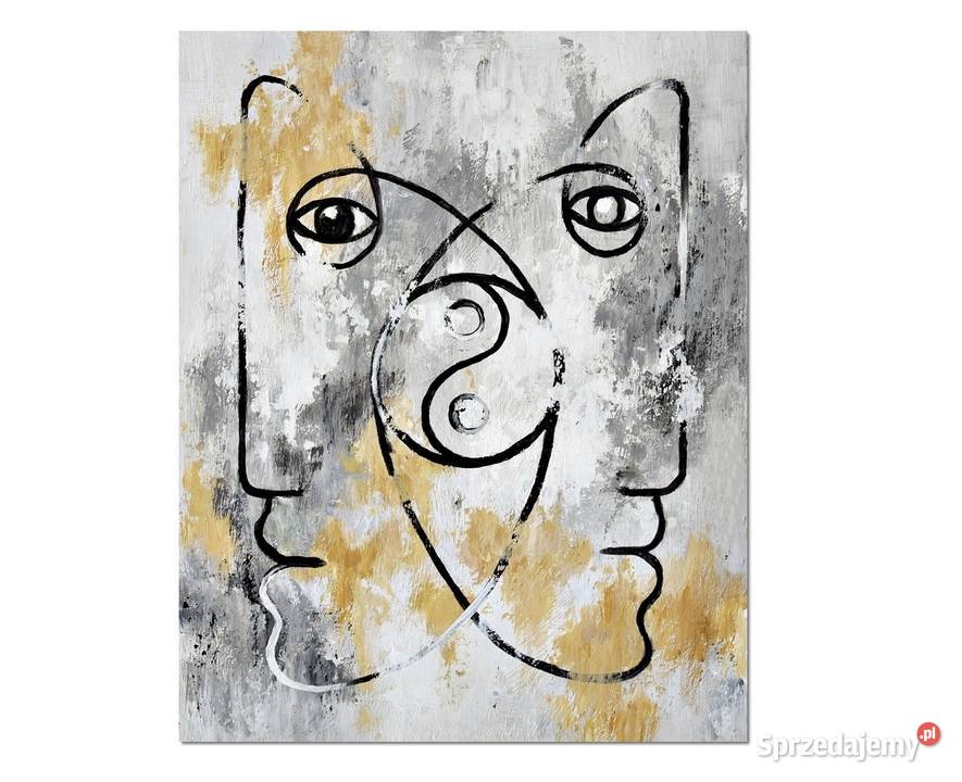 Equilbrium abstrakcja nowoczesny obraz ręcznie Dekoracje i ozdoby Malbork