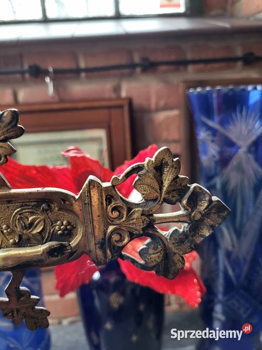 Stary mosiężny krzyż Rybnik