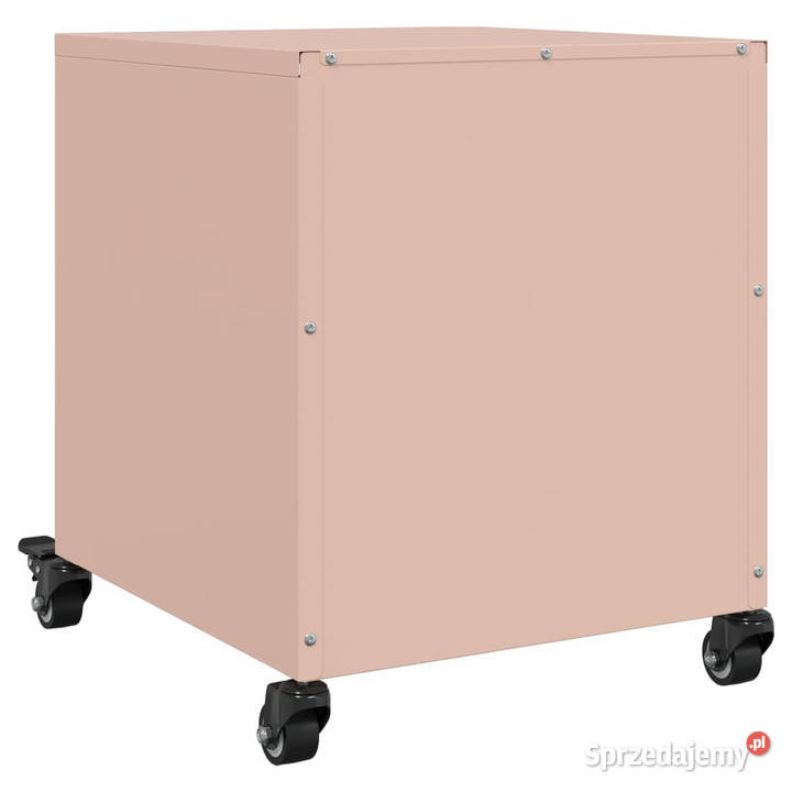 Szafka nocna różowa 36x39x435 stal WM846706 mazowieckie Warszawa