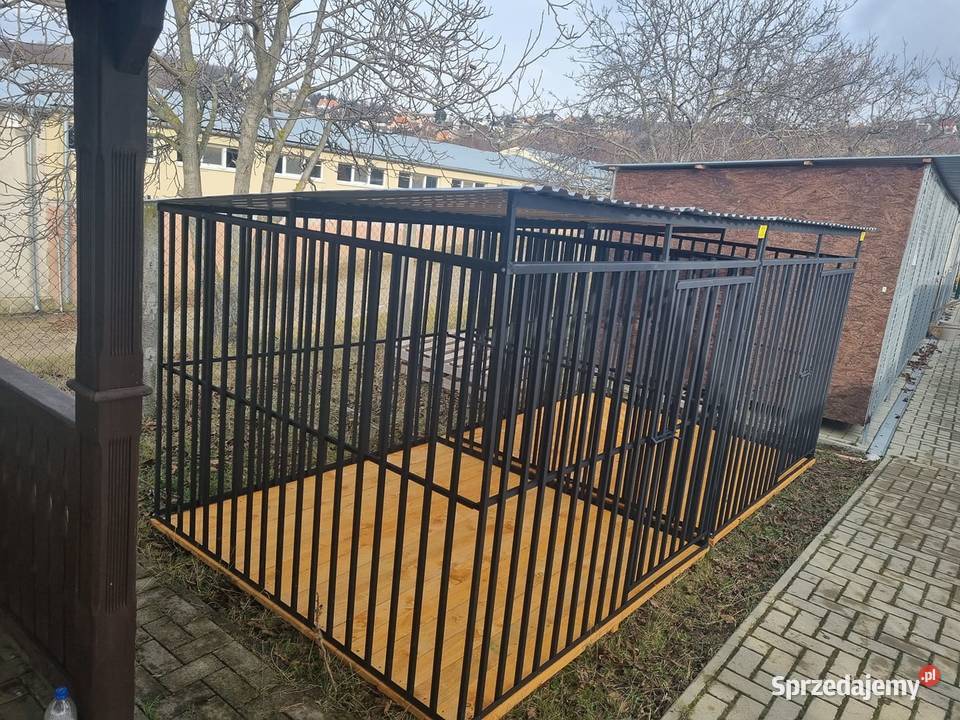 Kojec Psa 3x3 TYLNA ŚCIANA ZABUDOWANA OCYNK Lesko