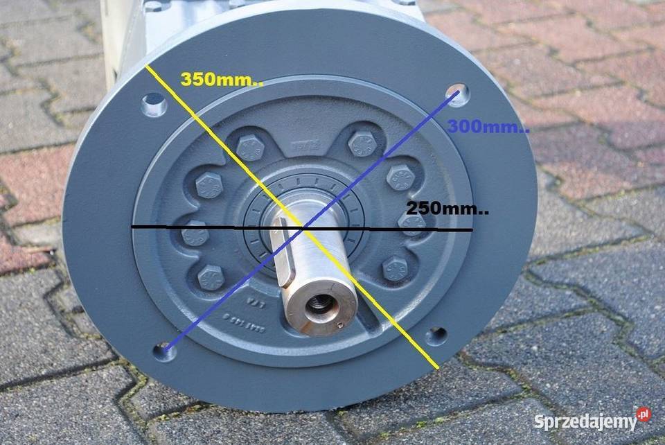Motoreduktor 75kw z regulacją 2184obr z hamulcem Kargowa