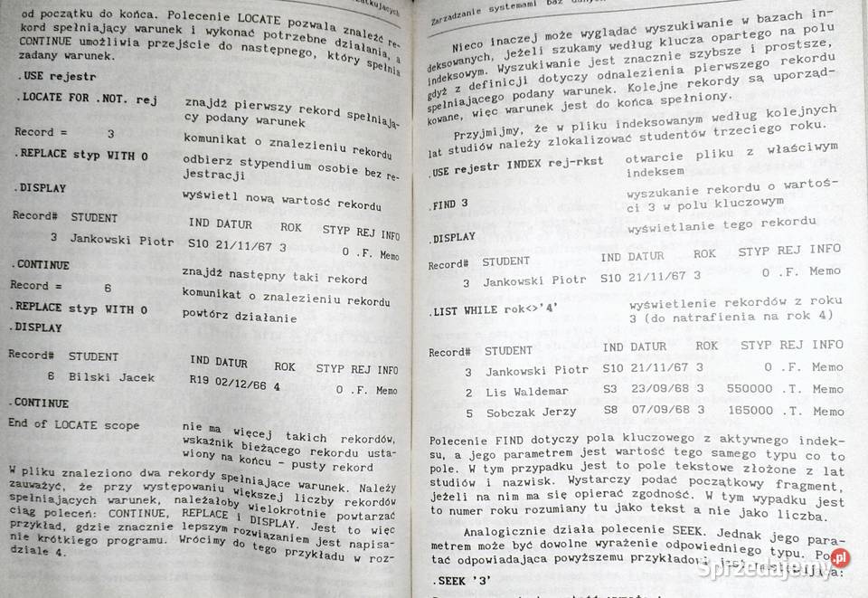 Bazy danych początkujących Witold Sikorski Chełm