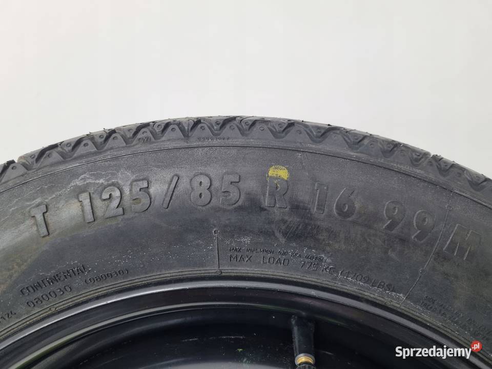 KOŁO DOJAZDOWE Peugeot 207 dojazdówka 12585 R16 Chełm