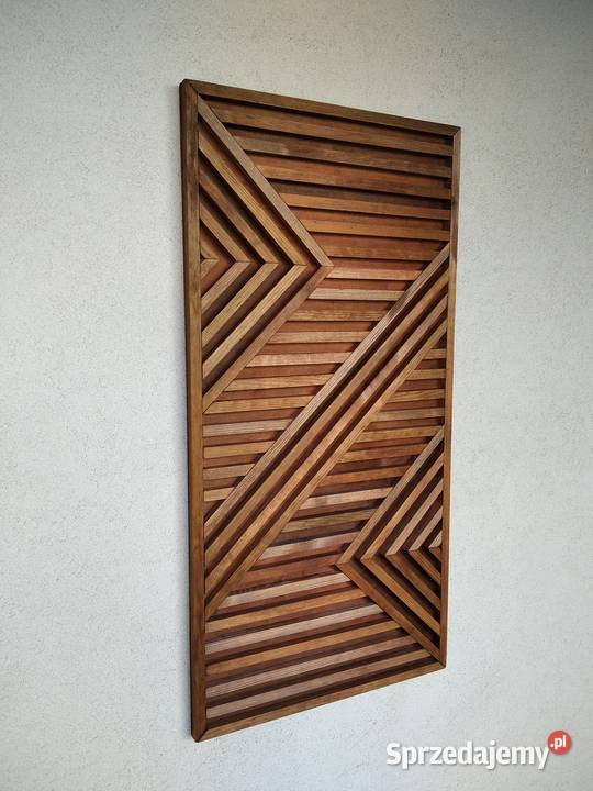 3D Obraz dekoracja panel ozdobny z drewna 80 x Gdynia sprzedam