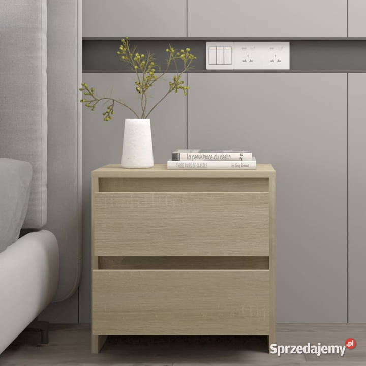 Szafka nocna dąb sonoma 45x345x445 materiał Nocne Warszawa
