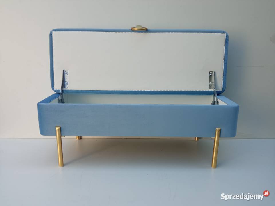 Pufa do siedzenia ze schowkiem do przedpokoju Poznań