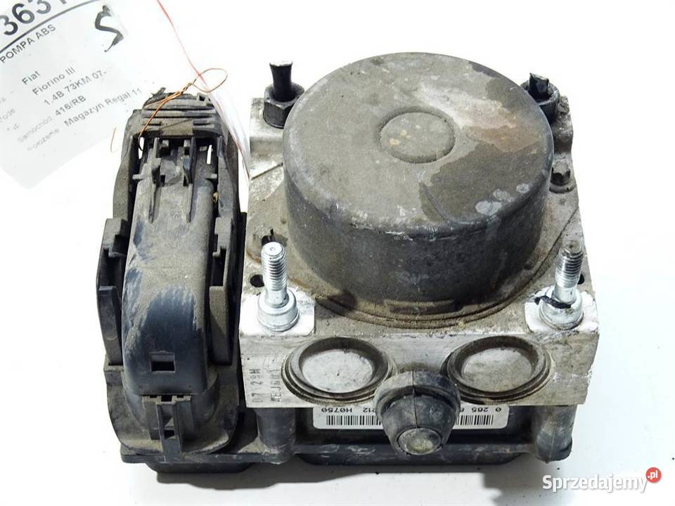 POMPA ABS FIAT FIORINO III 0265801079 14 73 Układ ABS i ESP