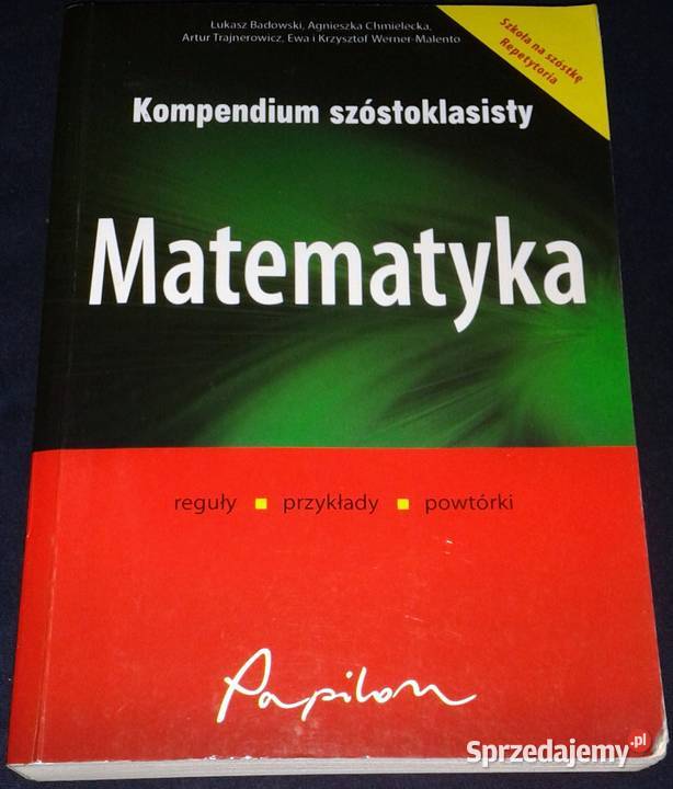 Matematyka Kompendium szóstoklasisty Łukasz Chełm