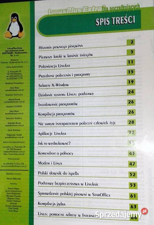 Linux początkujących Mandrake 61 12 1999 Chełm