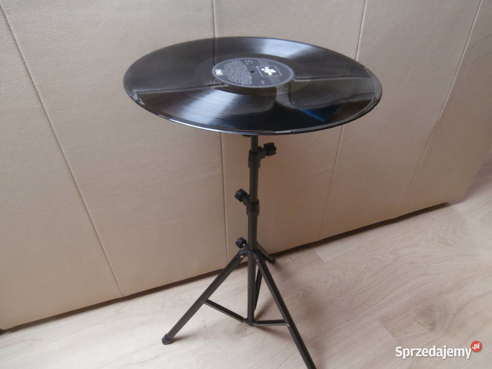 Stolik z płyty winylowej regulowana wysokość