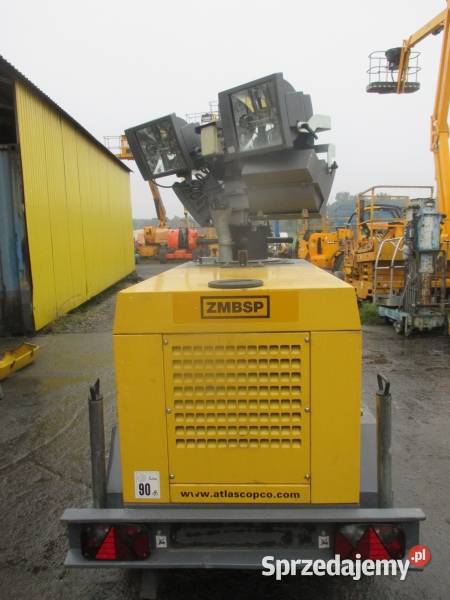 Maszt oświetleniowy generator Atlas Copco QLT