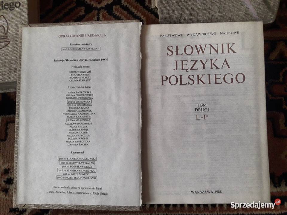 Słownik języka polskiego PWN 3 tomy pomorskie Gdańsk