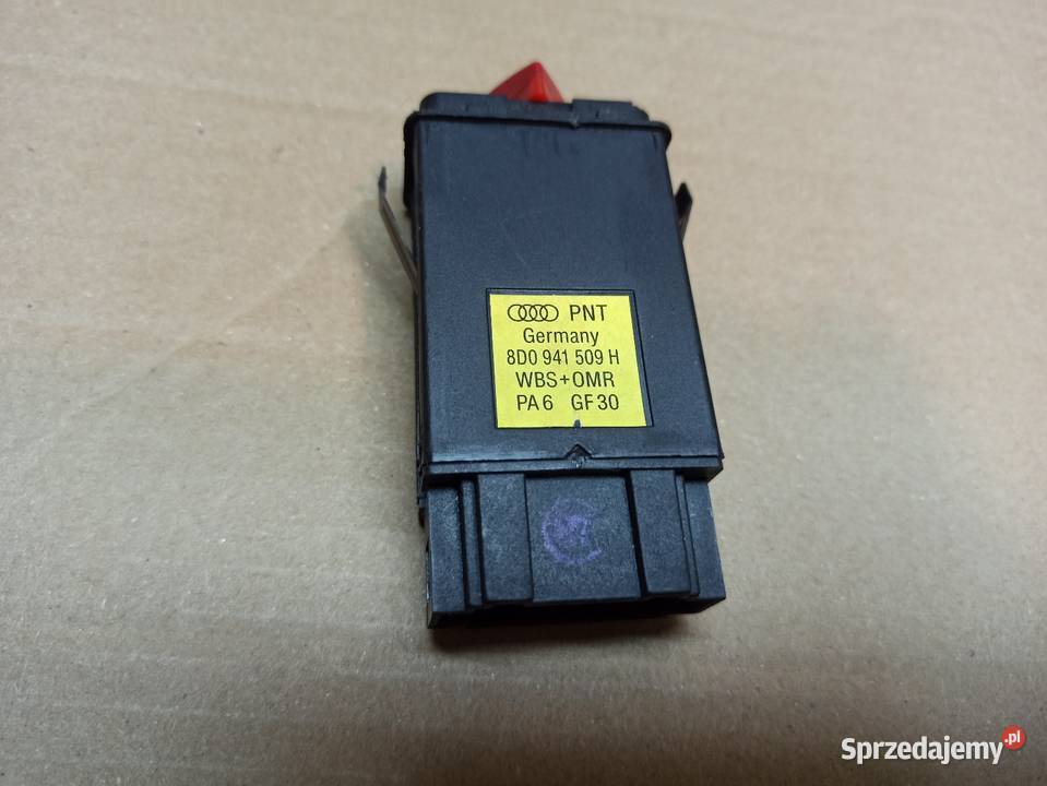 Włącznik Przełącznik awaryjnych świateł Audi A4 dolnośląskie Bolesławiec