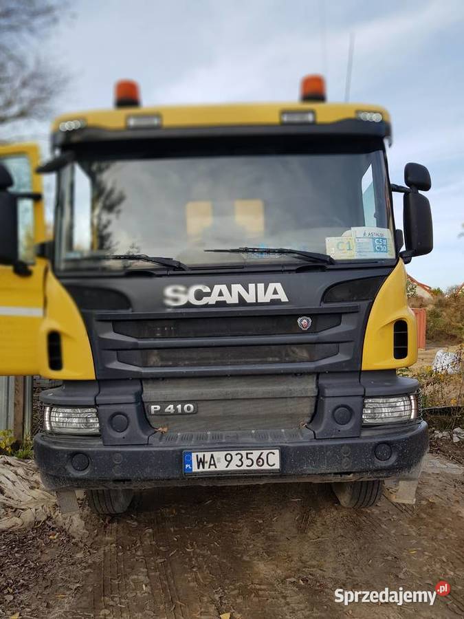 Syndyk sprzeda SCANIA R410 P410 SAMOWYŁADOWCZY diesel