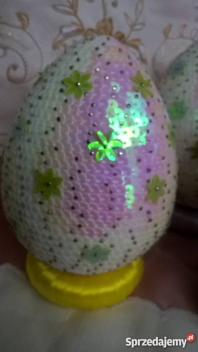 jajko pisanka styropian Wielkanoc 12 rękodzieło Sierpc