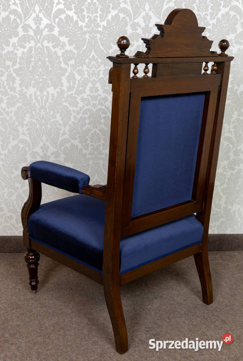 Fotel neorenesansowy antyk stary eklektyczny Swarzędz sprzedam