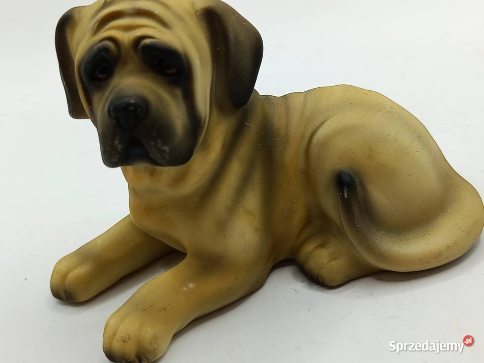 Figurka pies mastif angielski porcelana STILIA Zamość