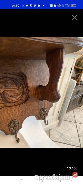 WIESZAKI DEBOWE Antyki, Sztuka, Kolekcje Bielsko-Biała sprzedam