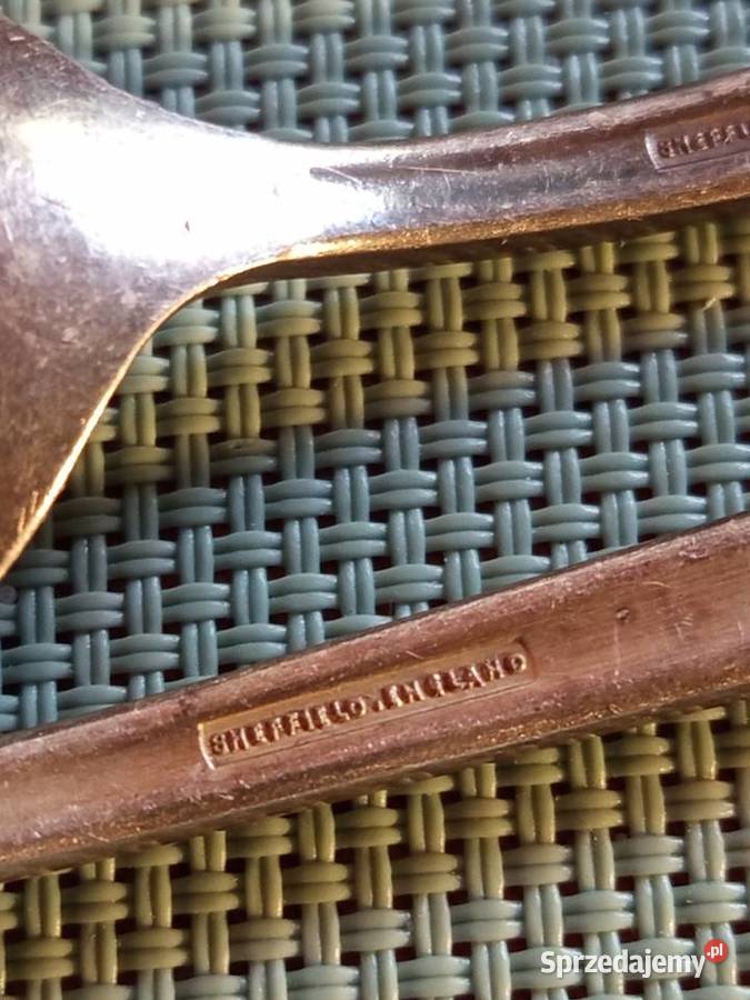 Stare 4 podwinie posrebrzane łyzeczki angielskie Warszawa