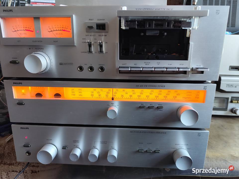 zestaw audio Philips 1981r Mosty
