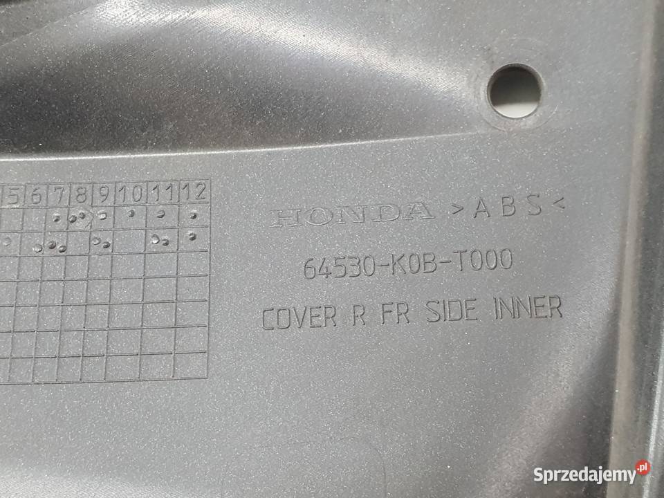Honda NSS FORZA 125 20r owiewka wypełnienie Janowice