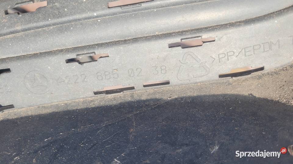 MERCEDES W222 AMG ZDERZAK DOKŁADKA TYL SPOILER Pozostałe Ruda Śląska