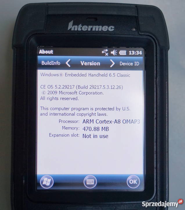 Skaner Czytnik Kodów Terminal Wifi Intermec CK71 Krosno