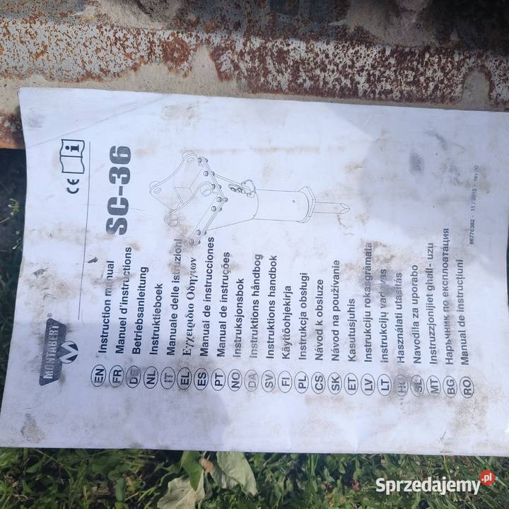 Młot do koparkoładowarki koparki Mecalac 12 Staw