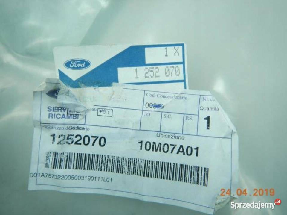 WIĄZKA INSTALACJA KLAKSONU FORD KA STREET KA