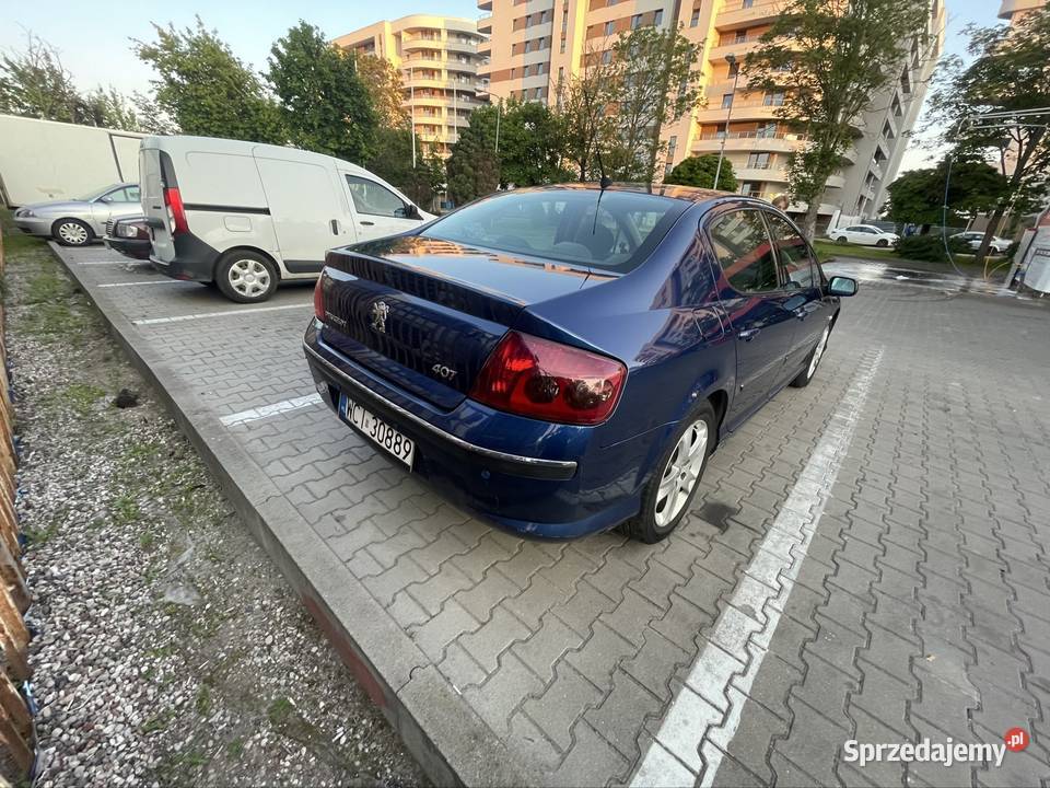 peugeot 407 2007 20 benzyna LPG 407 Olsztyn